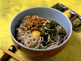 冷やし納豆そば